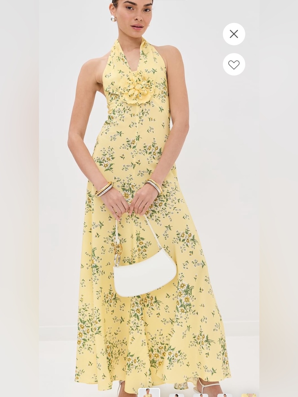 Rodarte Daisy Silk Halter